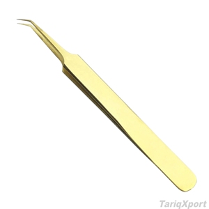 Pinzas Profesionales de Acero Inoxidable para Extensión de Pestañas, Pinzas de Precisión para Cejas con Punta Lisa y Recta para Salón de Belleza - Product Image 4