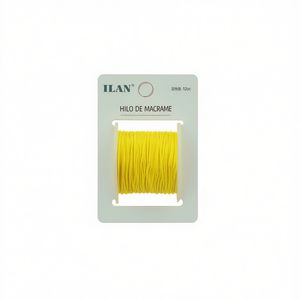 Hilo de macramé Ilan de 1 mm, 100 m aprox., colores mixtos para manualidades - Product Image 1