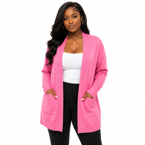 Cosh International Sorority Acrylic - Suéteres Largos de Punto con Logotipo Personalizado, Color Rosa, Manga Larga, Cálidos para Invierno - Product Image 1