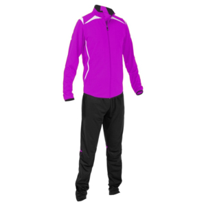 Ensemble de survêtement bleu pour homme, couleur unie, manches longues, fermeture éclair, pantalon sport décontracté avec poches latérales, séchage rapide, polyester, vêtements d'automne - Product Image 4