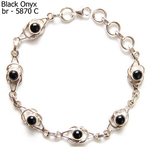 Natural Purple Amethyst Sterling 925 <b>Silver</b> Handmade Bezel Setting Bohemian Chain & Link Everyday Wear Unisex <b>Bracelet</b> for Girls - Product Image 4
