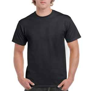 T-shirt décontracté pour homme, coupe classique, 100 % coton, séchage rapide, toile 220g, vente en gros, logo personnalisé, motif uni, tissu tricoté lavé - Product Image 3