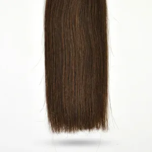 Perruque complète en dentelle 100 % cheveux humains Remy, lisse, avec mèches, longue, brune, texture ondulée naturelle, personnalisable - Product Image 3