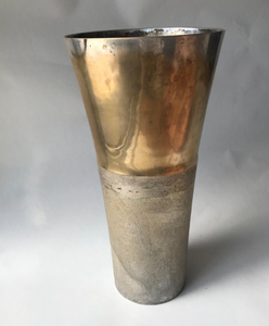 Handmade <b>Extra</b> <b>Large</b> Modern Moorish Trumpet <b>Floor</b> <b>Vase</b> Raw Silver Finish Home Decoration and Wedding Aluminium Material <b>Vase</b> - Product Image 4
