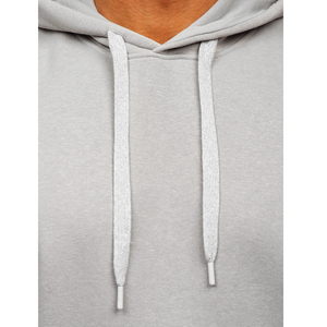 Sudadera con Capucha para Hombre, Diseño 2025, Informal, para Invierno, Color Sólido, Servicio OEM, Teñido Liso, Directo de Fábrica, 100% Felpa - Product Image 6