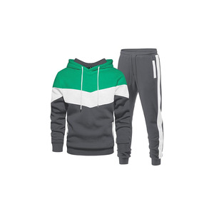 Ensemble de survêtement pour homme, 2 pièces, sweat-shirt à capuche décontracté et pantalon de jogging, tenue de sport - Product Image 2