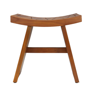 Wooden <b>Bathroom</b> <b>Stool</b> Curved Toilet Seat Shower Bench Best Quality Home <b>Bathroom</b> Furniture - Product Image 1