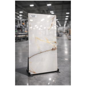 Nueva Llegada de Azulejos de Porcelana con Diseño de Mármol, Onyx Araña, 600x1200mm, Acabado Brillante, 8mm, Antideslizantes, para Piso y Pared, Uso en Dormitorios y Salas de Estar - Product Image 1