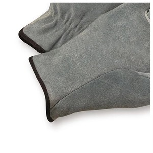 Guantes de Conducción de Cuero de Vaca de Grano Superior con Forro Completo, Resistentes al Calor, 11 oz, con Pulgar Reforzado, Blancos, para Jardinería y Trabajo de Seguridad - Product Image 1