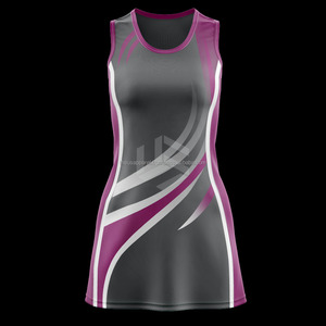 Uniformes profesionales personalizados de netball para mujer, uniformes deportivos sublimados, vestido de netball, jersey de netball, precio al por mayor, OEM - Product Image 5