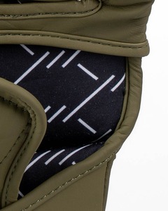 Gants de combat MMA Driftwear Impex à demi-doigts avec fermeture auto-agrippante réglable en cuir pour l'entraînement aux arts martiaux - Product Image 4