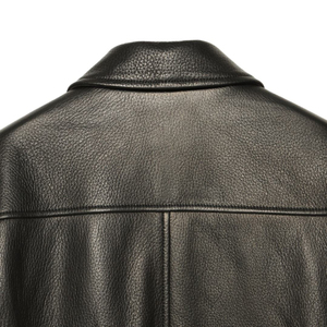 OEM Supply Wholesale Design logo <b>Winter</b> Windbreak <b>Thick</b> Leather Jacket <b>Coat</b> Men's High-end Trendy Big Brand Men's <b>Coat</b> - Product Image 4