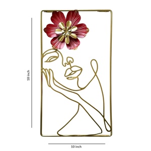 Décoration murale en métal de luxe moderne, art mural décoratif fait à la main pour la maison, le bureau, le mariage, la décoration intérieure - Product Image 5