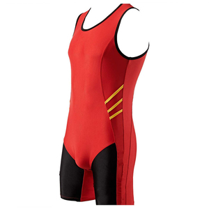 Custom Men's Wrestling Singlet Lightweight <b>Compression</b> Stretch Breathable Quick Dry One Piece Training Competition Suit - Product Image 4