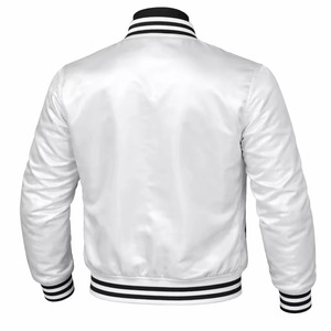 Chaqueta de satén elegante de tela suave de calidad premium, moda moderna, ropa casual de calle, chaqueta de satén. - Product Image 3