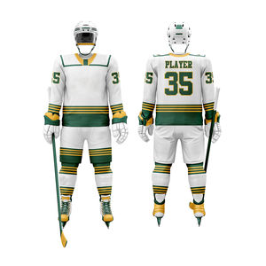 Uniforme de hockey sur glace 100% polyester, vente chaude, uniforme de hockey sur glace sur mesure, meilleur prix, uniforme de hockey sur glace, service OEM - Product Image 6