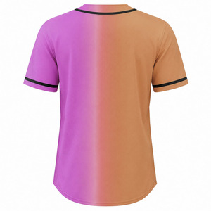 Maillot de baseball respirant à séchage rapide, tissu doux, design personnalisé pour la vente en ligne, vente en gros, logo personnalisé, nom de l'équipe, impression numérique - Product Image 5