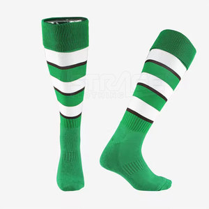 Custom Youth American Football <b>Socks</b>-<b>Knee</b> <b>High</b> Breathable Quick Dry Eco-Friendly Athletic Knit Design Secure Grip Fit Reinforced - Product Image 2