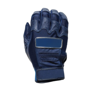 New <b>Baseball</b> <b>Gloves</b> Dark Blue Leather Non Slip Hook And Loop Closure Right Handed Adult All Seasons - Product Image 5