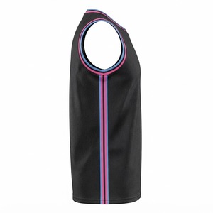 Camiseta de Baloncesto Sublimada Personalizada 100% Poliéster, Número 23, Unisex, Sin Mangas, Malla Transpirable, Secado Rápido, Corte Holgado - Product Image 3