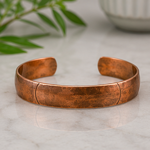 Luxury Fine Pure Copper Bangle Wristlet Minimalist Jewelry Antique Creations Handmade Customizable Size Logo Holiday Events Gift - Product Image 5
