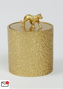 Modern Metal <b>Kitchen</b> <b>Storage</b> Canister with Hanging Lid <b>Jar</b> <b>for</b> Modern <b>Kitchen</b> - Product Image 3