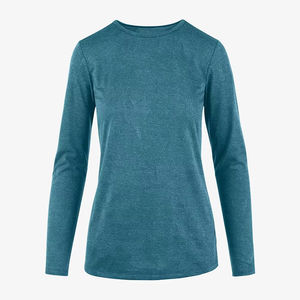 Chemises de travail à manches longues respirantes et confortables avec manchettes à boutonnière pour infirmières, hôpitaux, yoga, séchage rapide, super extensibles, sous-blouses - Product Image 1