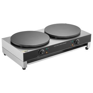 Máquina para Hacer Crepas Eléctrica de 3400W, Plancha Doble de 16 Pulgadas, Comercial, Antiadherente, de Acero Inoxidable para Crepas y Panqueques - Product Image 2