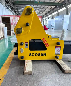 SOOSAN Hydraulic Breaker Model SB40 side type suitable for <b>mini</b> excavators ,backhoe loaders, skid steer loader for small demolit - Product Image 2