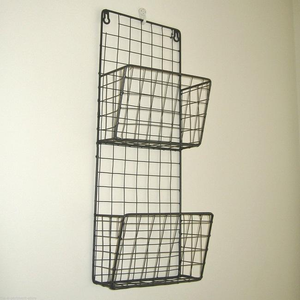 Support mural pour la maison et le jardin avec panier suspendu – Panier décoratif de qualité supérieure, en métal indien, en promotion - Product Image 1