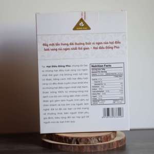 Meilleur rapport qualité-prix, noix de cajou grillées non décortiquées Dong Phu du Vietnam, prêtes à l'emploi - W240 en boîte cadeau en papier premium de 500g - Product Image 5