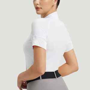 เสื้อเบสเลเยอร์สำหรับขี่ม้าดีไซน์ใหม่สำหรับผู้หญิง ผลิตจากโรงงาน ผลิตภัณฑ์สำหรับขี่ม้า เสื้อเบสเลเยอร์สำหรับขี่ม้า - Product Image 4