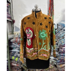 <b>Velvet</b> Suzani <b>Jackets</b> <b>for</b> <b>Women</b> Embroidered Bohemian <b>Jacket</b> Handmade Floral Ethnic Pattern Fashion Statement Layering - Product Image 1