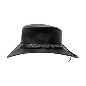 Polyester Cowboy <b>Hat</b> Unisex Black Wide Brim Silk Screen Printing <b>Band</b> Adjustable Outdoor Four Seasons Casual Adult 56-58CM - Product Image 1