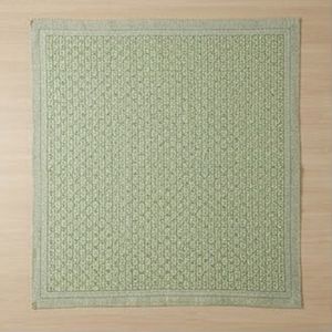 Indian Artisan Cotton Sanganer Kantha Queen Size <b>Throws</b> Hand Block Printed <b>Large</b> Width Handmade Quilt Bedroom Home Textile - Product Image 5