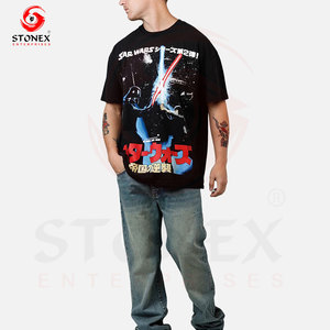 เสื้อยืดเปล่าคุณภาพสูง พิมพ์โลโก้ตามสั่ง เนื้อผ้าหนา 100% คอตตอน ผ้าฝ้ายหนาพิเศษ ไซส์ใหญ่ โอเวอร์ไซส์ สำหรับผู้ชาย - Product Image 4