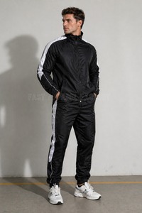 Ensemble de survêtement de jogging respirant personnalisé avec logo, vêtements de sport à manches longues pour activités de plein air, disponible pour unisexe - Product Image 6