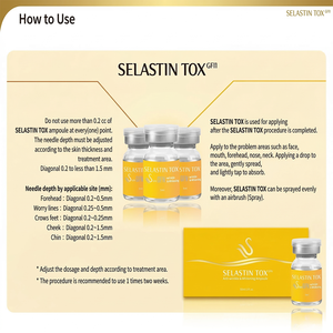 SELASTIN TOX Acetyl Hexapeptide-8, Suero Reafirmante con Péptidos, Antiarrugas, Blanqueador, Elasticidad, Hidratación, Luminosidad, Textura de la Piel - Product Image 3