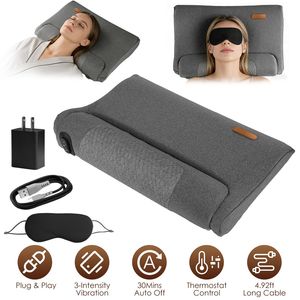 Massaggiatore per Collo e Spalle USB a Doppia Modalità con Spegnimento Automatico 30 Minuti, Vibrazione e Calore, Schiuma Memory 55D per Alleviare la Tensione - Product Image 1