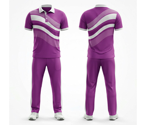 Conjunto de Uniforme de Cricket Marrón para Hombre con Rayas Blancas, Impresión por Sublimación, Poliéster Transpirable, para Deportes de Equipo, Adultos - Product Image 6