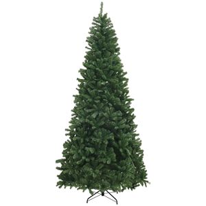 Albero di Natale Artificiale 2,7m con 2132 Punte di Rami, Base in Acciaio ad Apertura Automatica, Decorazione Natalizia per Casa e Ufficio, Verde - Product Image 2