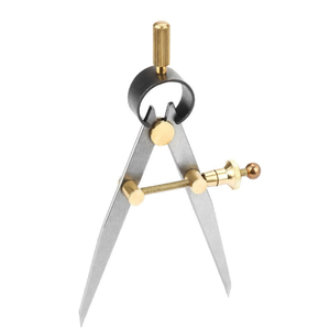 Diviseur d'artiste en laiton courbé, outil de dessin à motif droit, offrant un grand angle, disponible à prix de gros. - Product Image 2