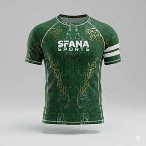 T-shirt de compression unisexe imprimé sur mesure pour entraînement MMA BJJ, protection UPF50, respirant, extensible, vêtement de sport athlétique - Product Image 3