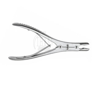 Rongeur à os manuel en acier inoxydable à double action, instrument chirurgical orthopédique robuste pour la coupe des os - Product Image 6
