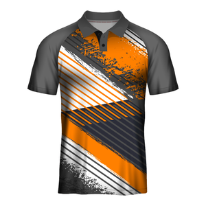 เสื้อโปโลผู้ชายแบบสั่งทำพิเศษ OEM ผ้าโพลีเอสเตอร์ 100% น้ำหนัก 180 กรัม แบบถัก พิมพ์ลาย แขนสั้น สวมใส่สบาย เหมาะสำหรับกอล์ฟ หรือเป็นเสื้อยูนิฟอร์ม - Product Image 6
