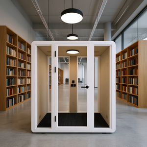 Duo HIPOD <b>Acoustic</b> Office Pods Indoor Modular Furniture with Excellent Sound Absorption for Workstations & Booths - Product Image 3