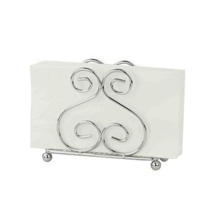 Support à serviettes décoratif classique Npakin, qualité exclusive, métal noir, fer forgé, porte-serviettes pour hôtel, restaurant, table - Product Image 3