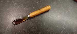 Stainless Steel Butter <b>Knife</b> <b>Set</b> 1pc Wood Handle 0.5mm Thickness DIY Crafting Utility <b>Knives</b> <b>SHARP</b> POINT TRADES 3-Year Warranty - Product Image 4