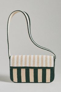 Bolso de mano de noche con cuentas de vidrio tejido a mano certificado por MS Handicraft, con forma personalizada y detalles de cuentas de semillas, hecho a mano. - Product Image 3