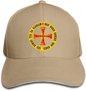 Casquette de baseball premium des Templiers - Casquette en coton brodée Non Nobis Domine Non Nobis - Product Image 2